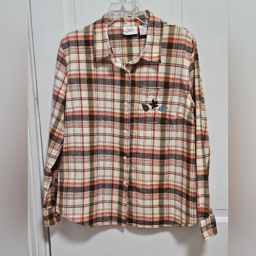 Baxter & Wells Autumn Plaid Shirt - Multicolor